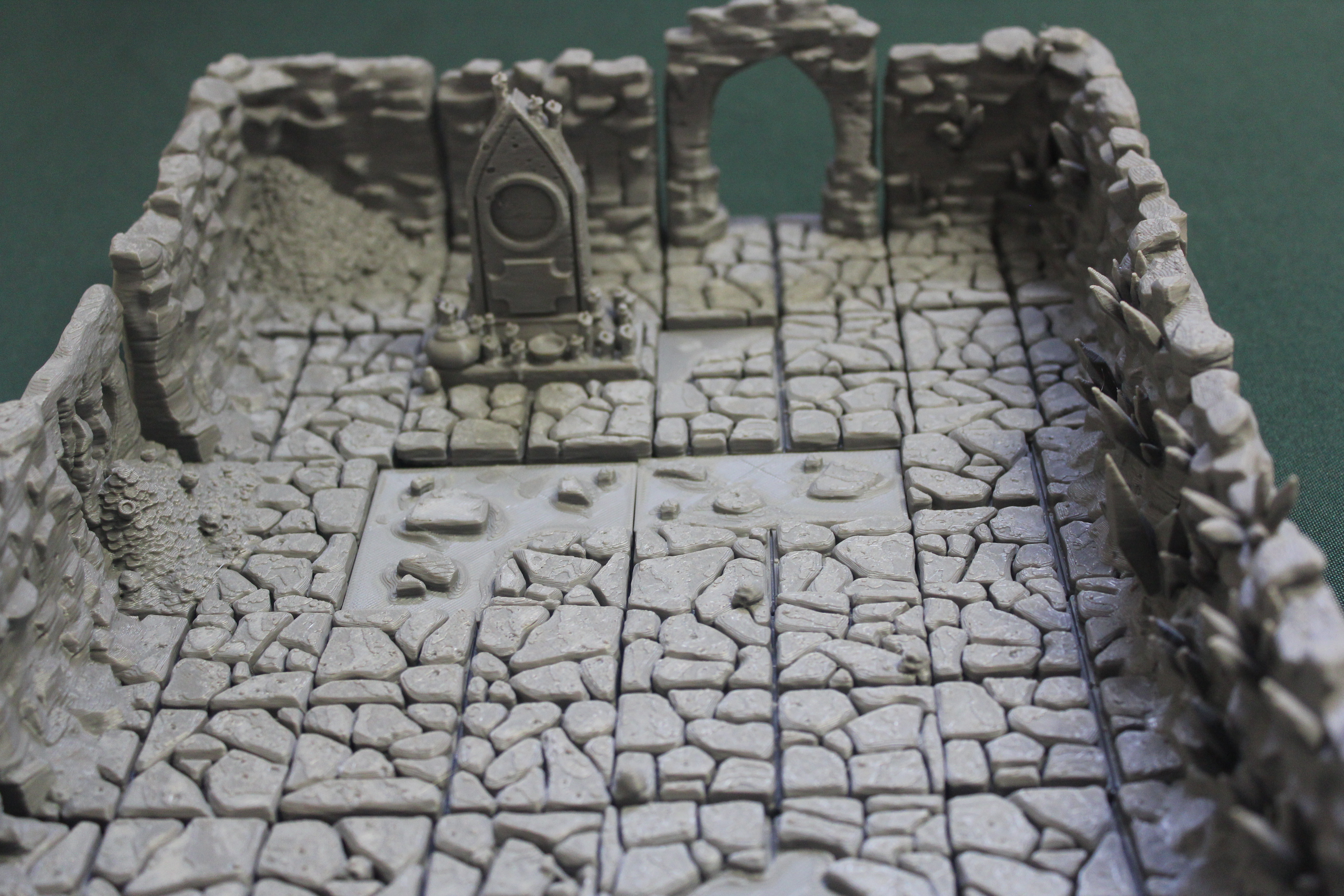 Modular RPG terrain and tabletop game materials